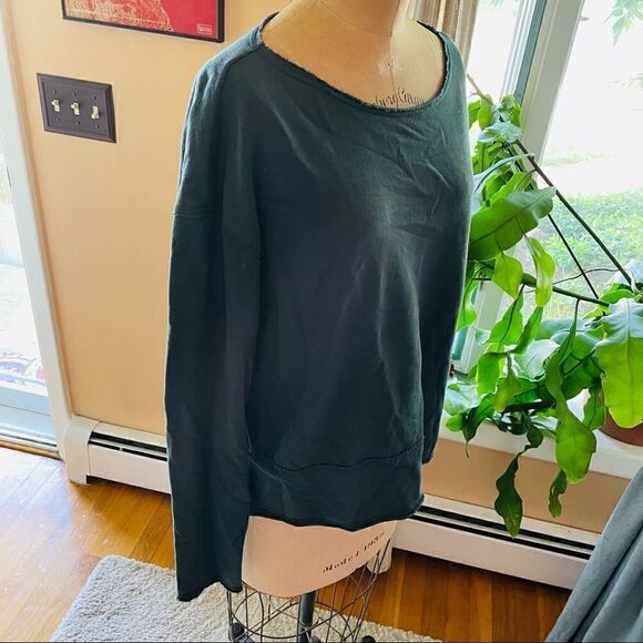 NATURAL by KNOWN SUPPLY | dark green crewneck sweatshirt M - Picture 2 of 8